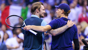 Александр Бублик и Янник Синнер.