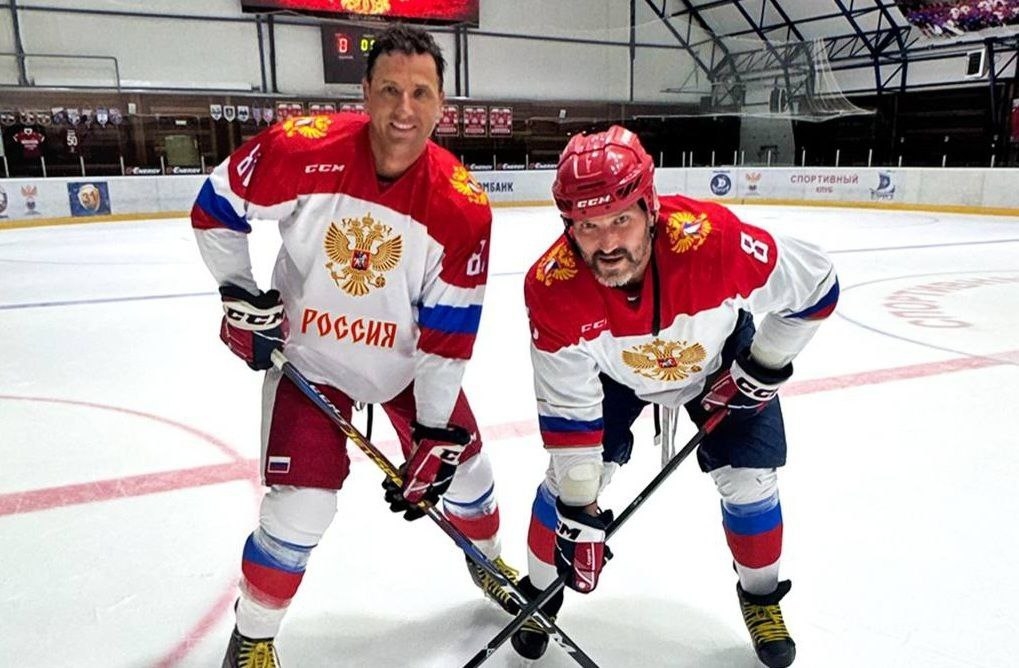 Роман Ротенберг и Александр Овечкин.