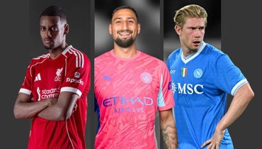 Александер Исак, Джанлуиджи Доннарумма и Кевин де Брейне.