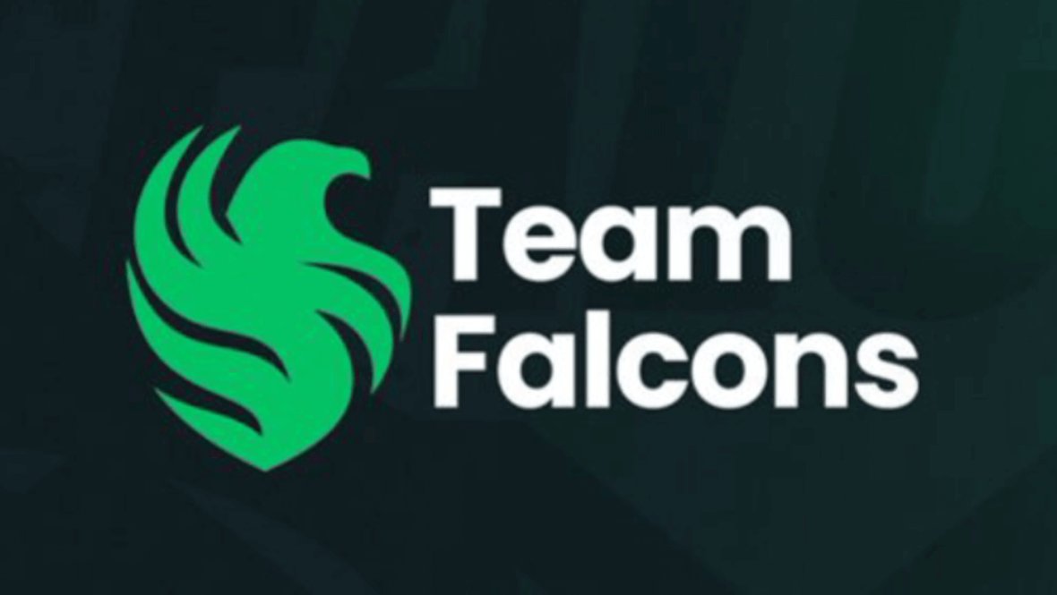 Логотип Team Falcons.