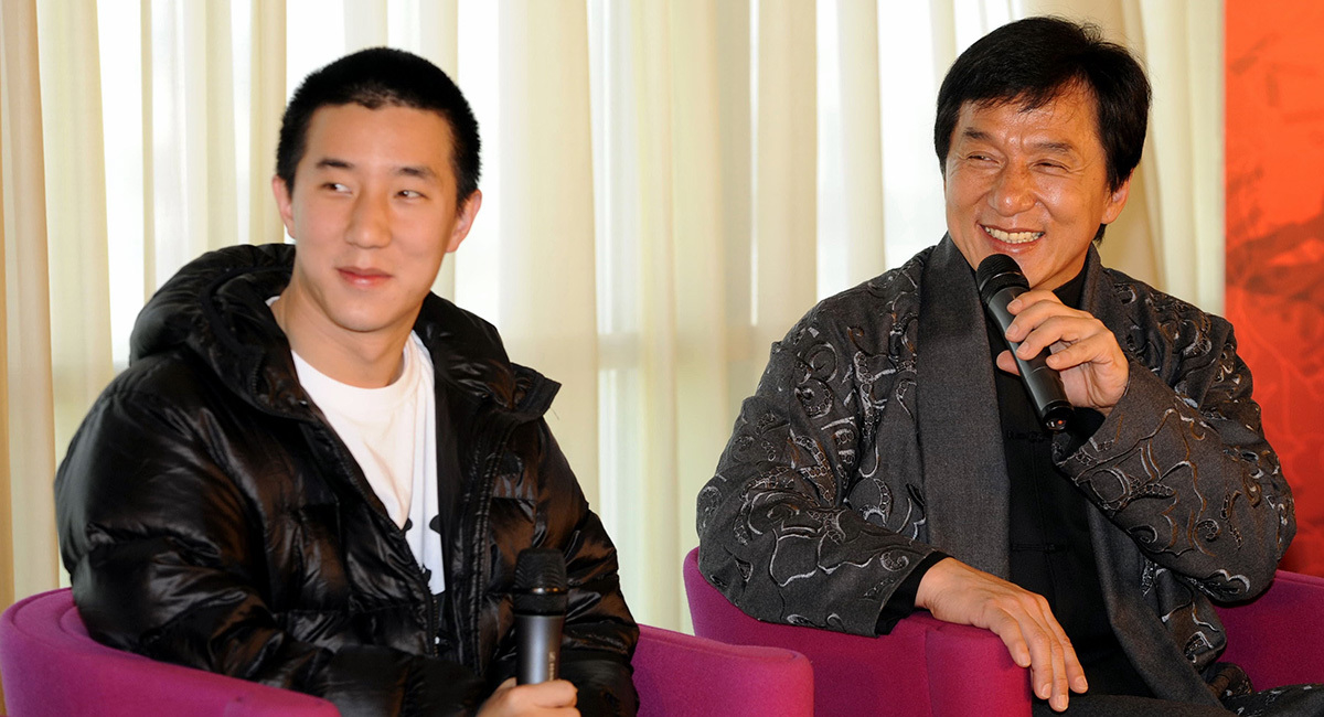 Джеки Чан с сыном.