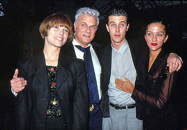 Тони Кертис с детьми.