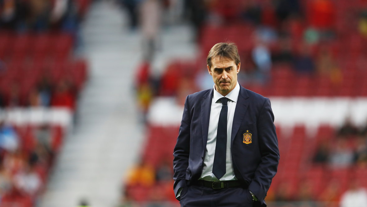 Хулен Лопетеги перед матчем Испания — Аргентина.