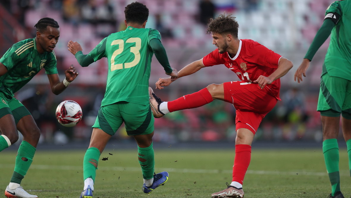 Вадим Раков в молодежной сборной России.