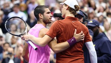 Карлос Алькарас и Янник Синнер.