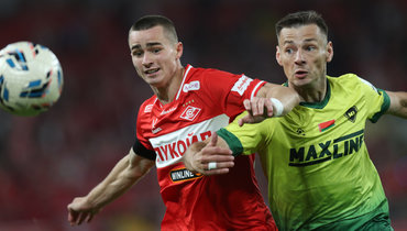 «Спартак» разгромил лидера белорусского чемпионата. 18-летний Добродицкий забил в первом матче за основу