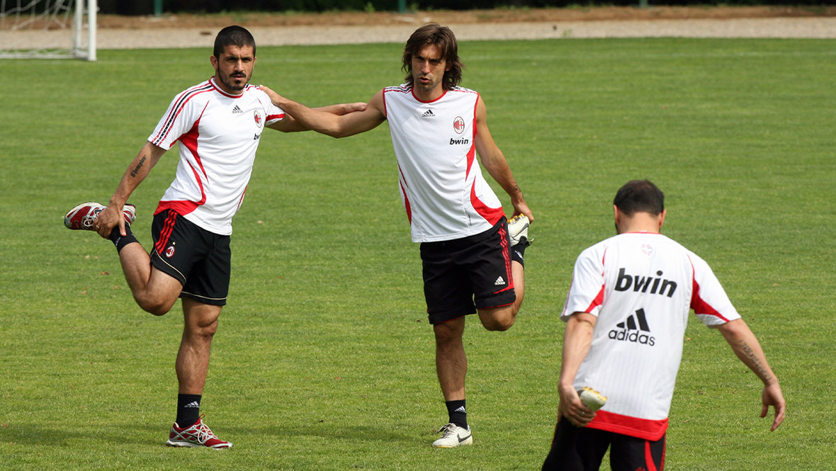 Дженнаро Гаттузо и Андреа Пирло.