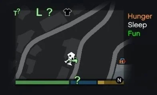 Часть интерфейса мода.