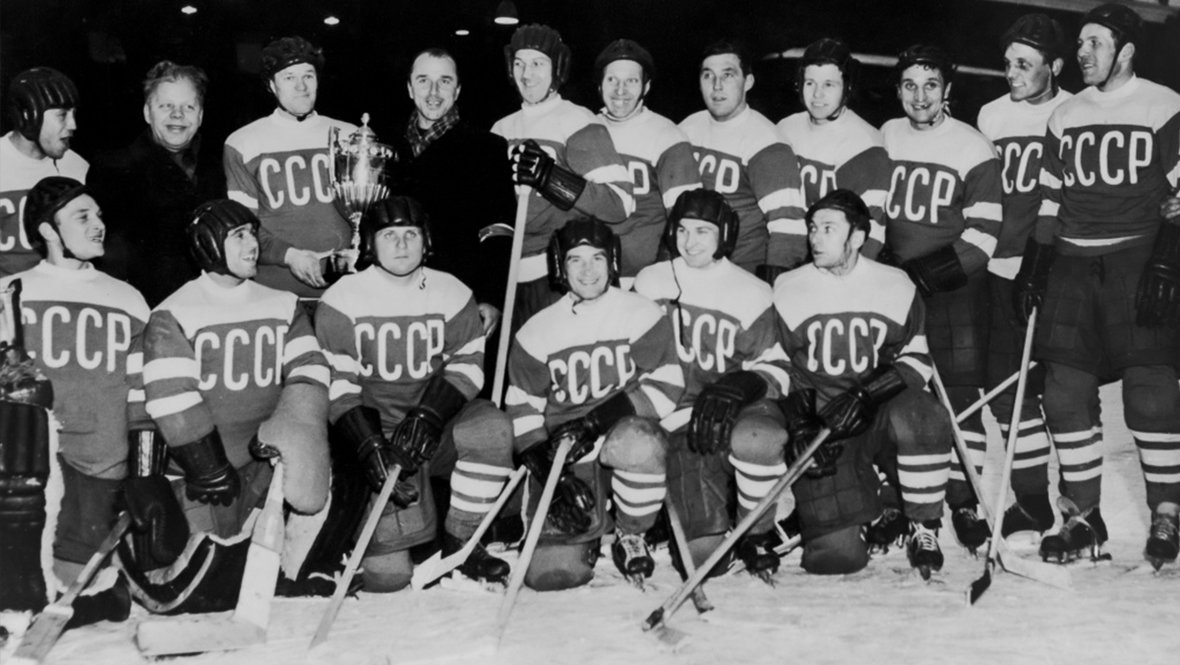 Сборная СССР в 1954 году.