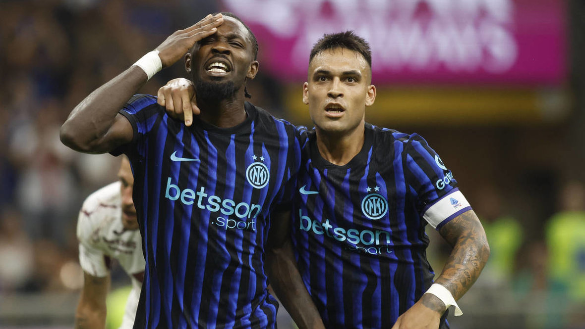 Маркус Тюрам и Лаутаро Мартинес («Интер»).