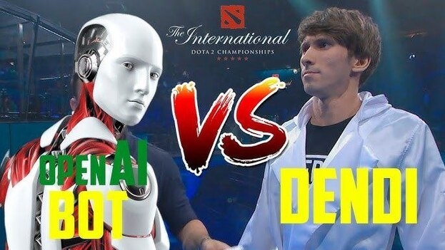 Dendi против OpenAI на TI 7.