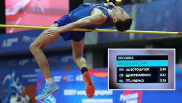 В трансляции чемпионата мира по легкой атлетике засветился российский флаг. Вспомнили результат Лысенко