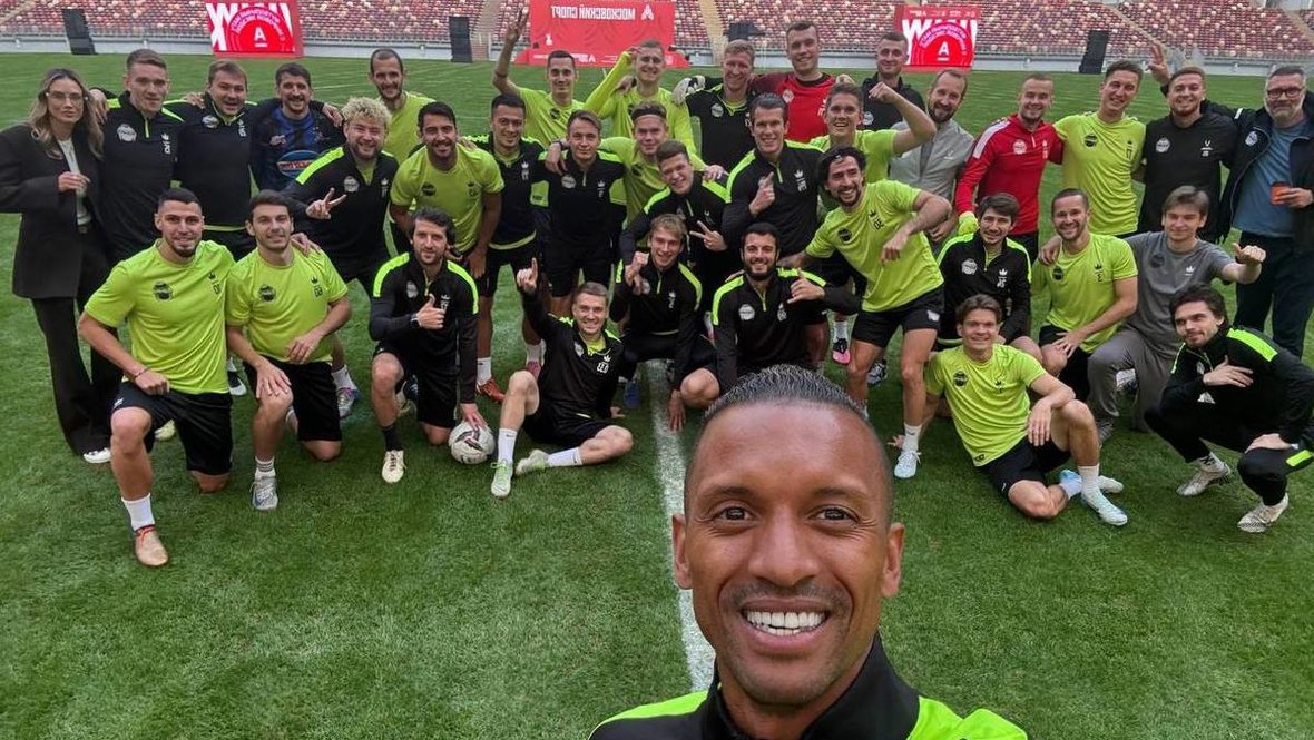 Нани снова забил в Москве! Легендарный полузащитник «МЮ» сыграл в медиалиге