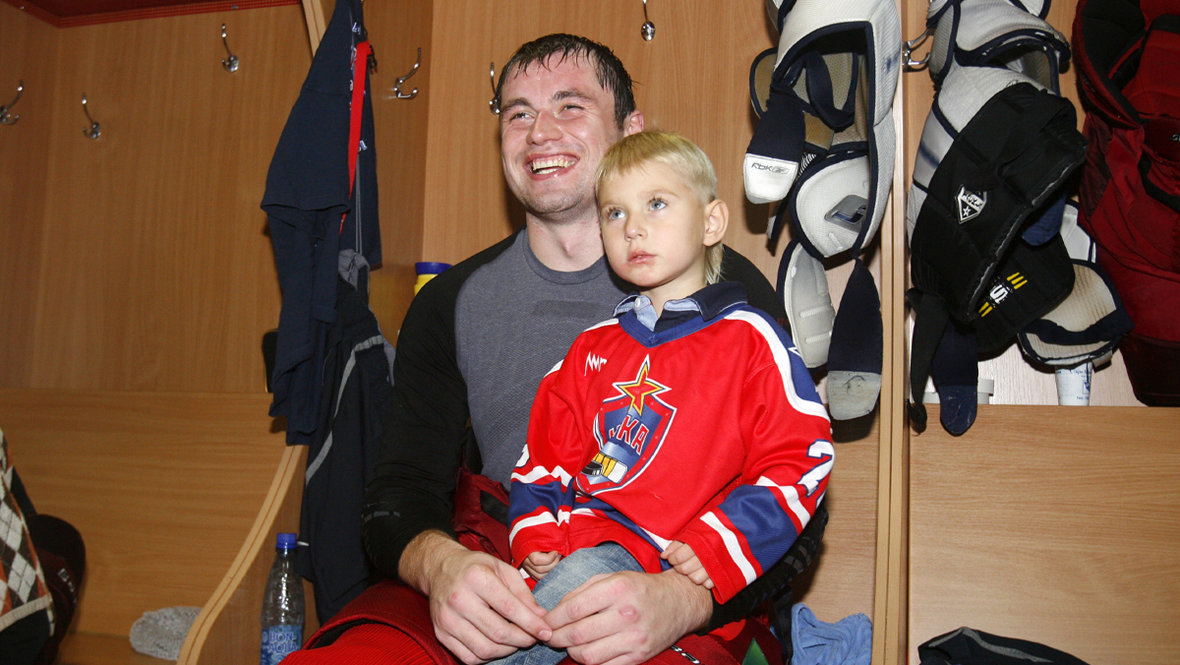 Денис Куляш с сыном Даниэлом.