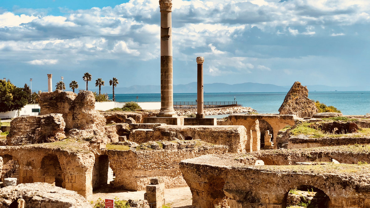 Руины Карфагена, Тунис. Тунис