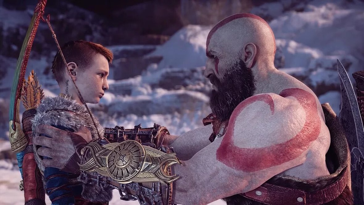 Кратос и Атрей из God of War 4.