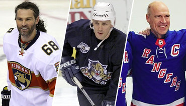 Яромир Ягр, Игорь Ларионов, Марк Мессье.