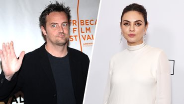 Мэттью Перри и Мила Кунис.