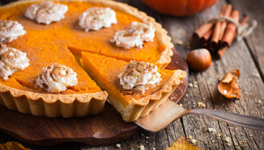 Тыквенный пирог со сливками