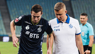 Полузащитник «Динамо» Макаров пропустит две недели из-за сильного ушиба связки колена