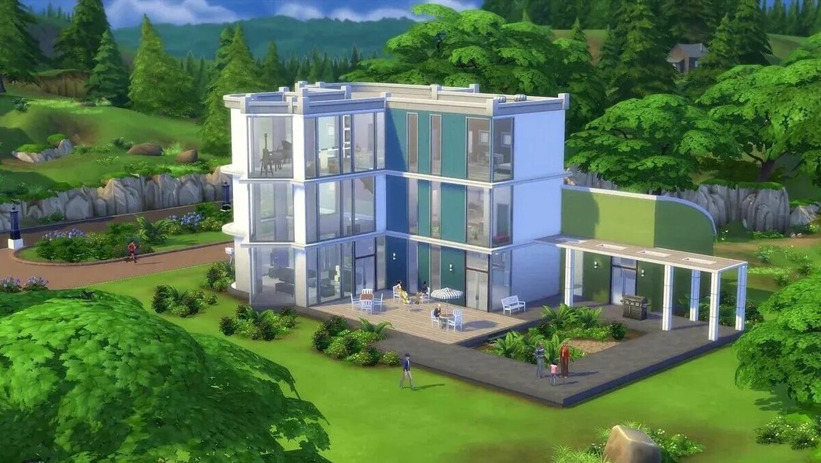 Дом из The Sims 4.