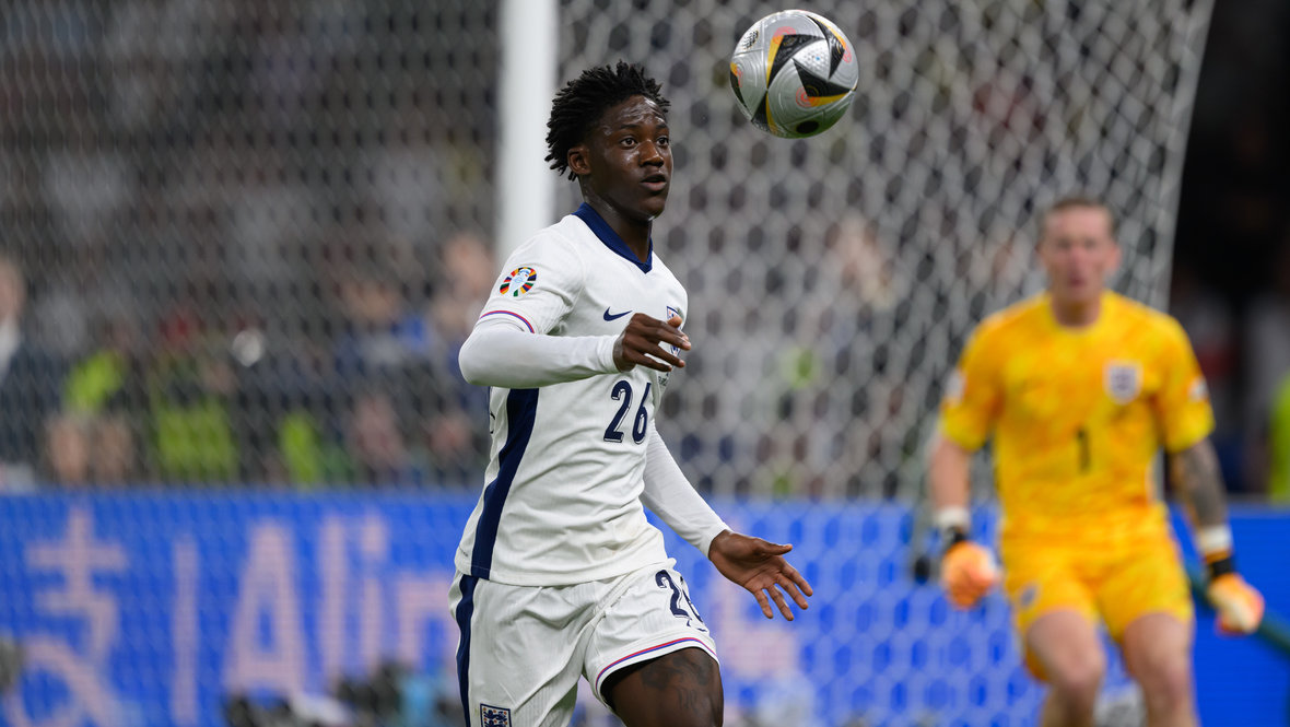 Кобби Майну на чемпионате Европы-2024.