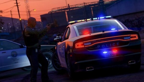 Работа полиции.