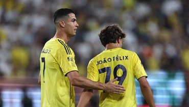 Дубли Роналду и Феликса принесли «Аль-Насру» крупную победу над «Аль-Риядом»