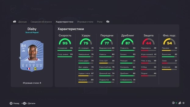 Мусса Диаби в EA FC 26 Ultimate Team.