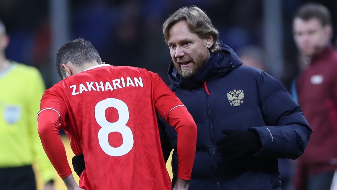 Арсен Захарян и Валерий Карпин.