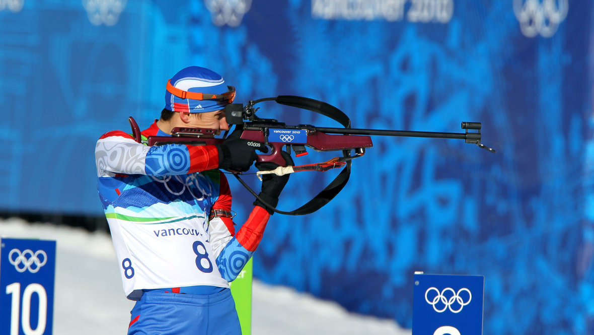 Евгений Устюгов на Олимпиаде-2010.