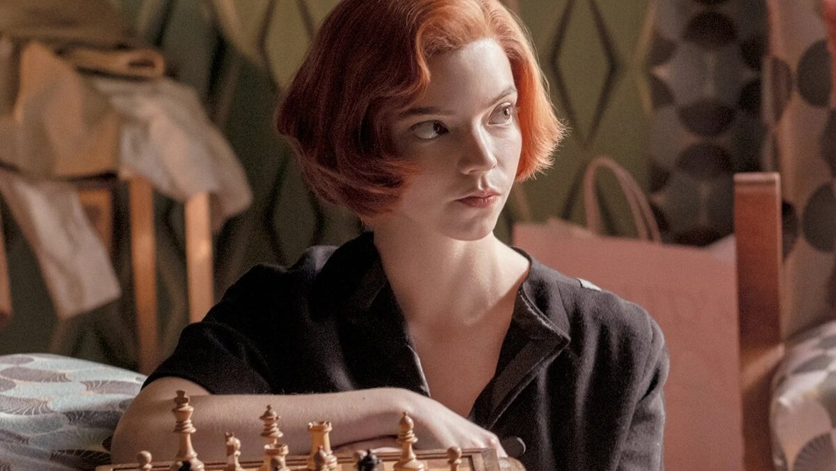 Кадр из сериала «Ход королевы», режиссер Скотт Фрэнк, Netflix