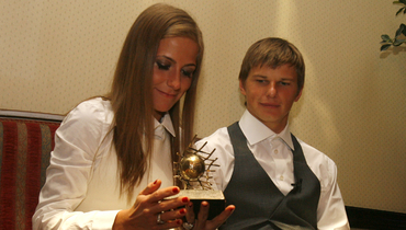 Юлия Барановская и Андрей Аршавин.