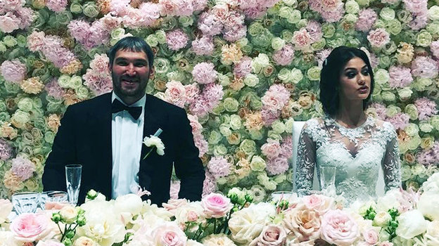 Александр Овечкин и Анастасия Шубская.