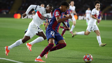 Ламин Ямал и Нуну Мендеш.