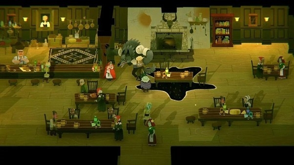 Локация таверны в Wytchwood.