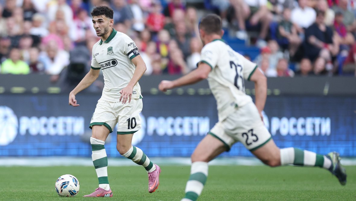 Полузащитник «Краснодара» Эдуард Сперцян.