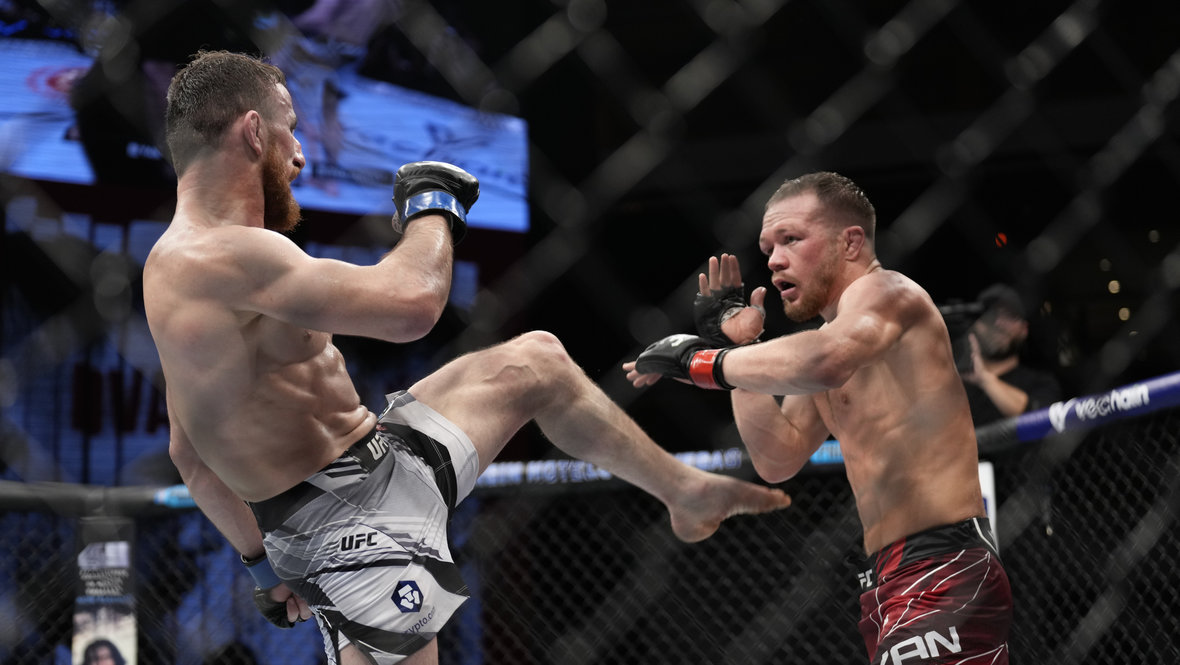 Бой Мераба Двалишвили и Петра Яна в 2023 году.