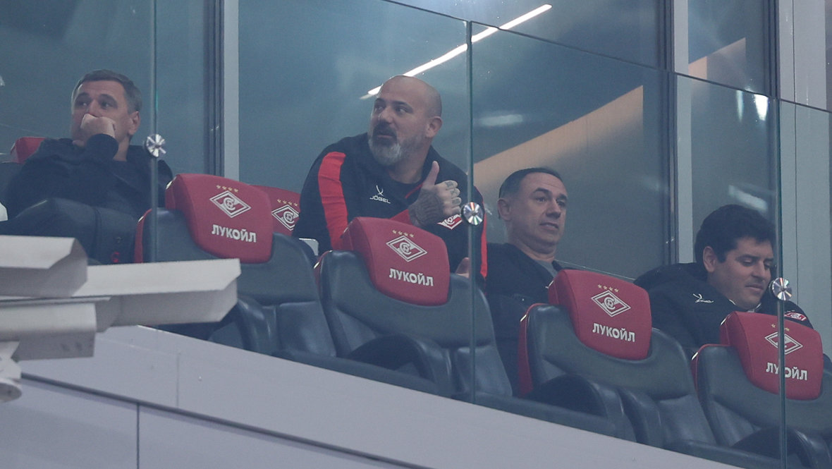 Главный тренер «Спартака» Деян Станкович и спортивный директор клуба Франсис Кахигао.