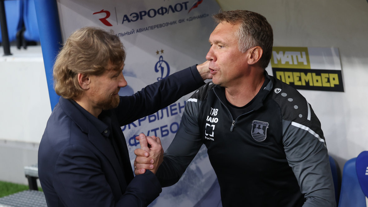 Валерий Карпин и Андрей Талалаев.