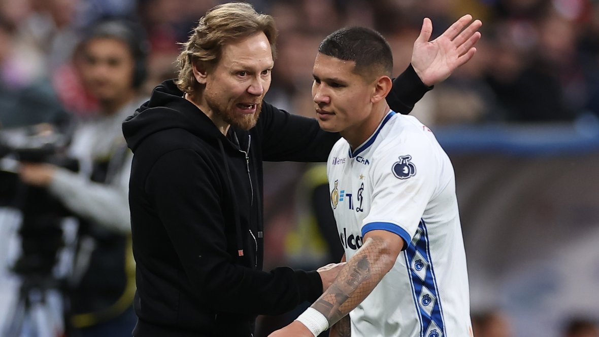 Валерий Карпин и Хуан Касерес.