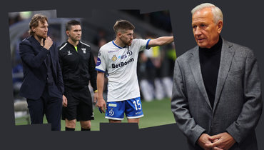 Валерий Карпин, Данил Глебов и Вячеслав Колосков.