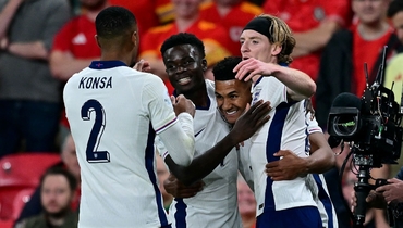 Игроки сборной Англии.