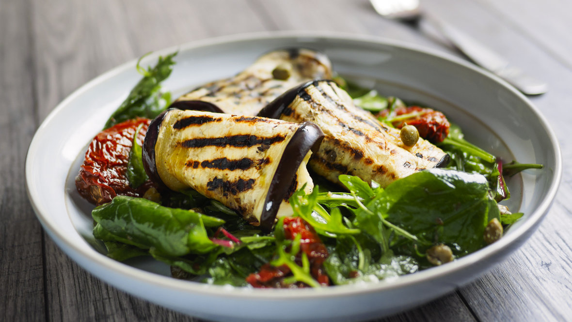 Салат с баклажанами