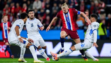 Сборная Норвегии разгромила Израиль, Холанн дважды не забил пенальти и оформил хет-трик