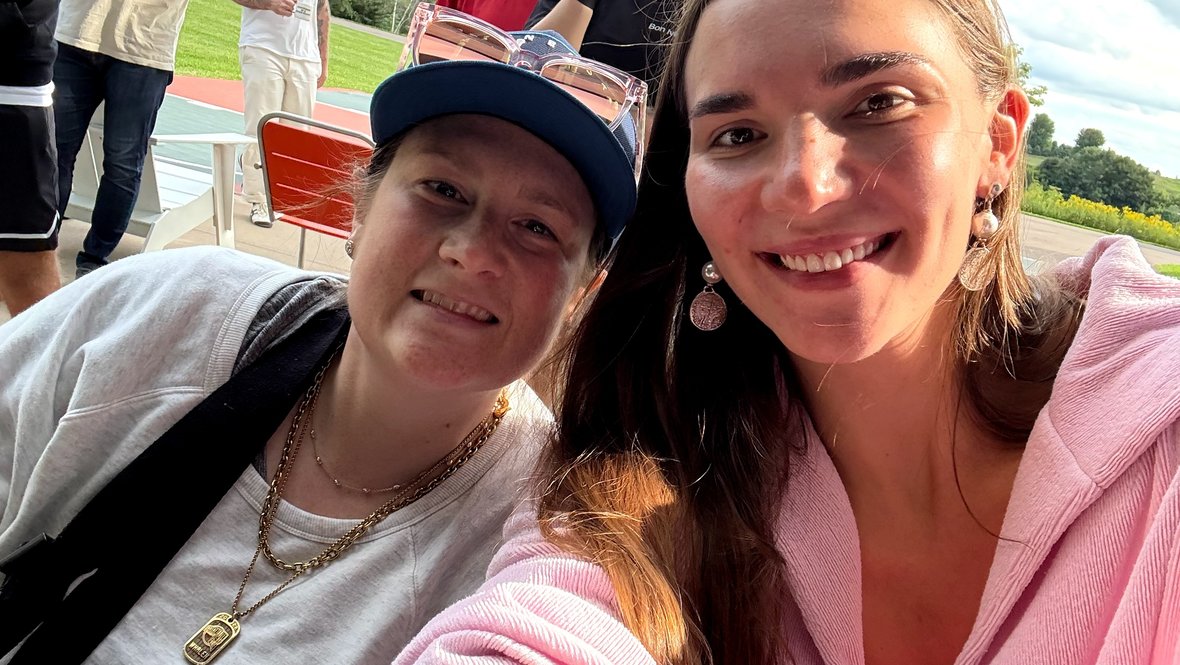 Мария Клюндикова и тренер «Миннесоты» Линдсей Уейлен.