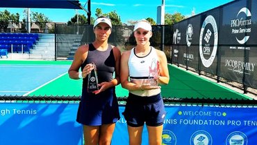 Дуэт россиянки и украинки выиграл теннисный турнир в США. Да, бывает и такое