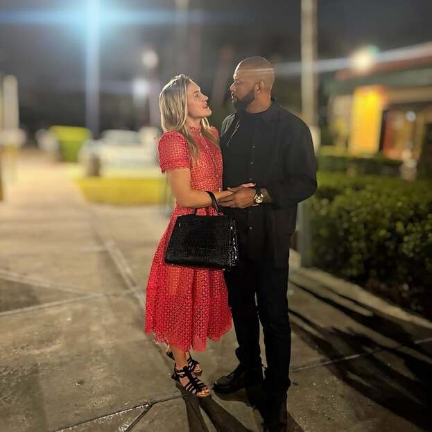 Яна Куницкая и Тиаго Сантос.