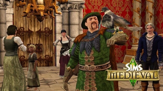Герои из The Sims Medieval.
