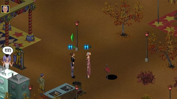 Взаимодействие между симами в The Sims.